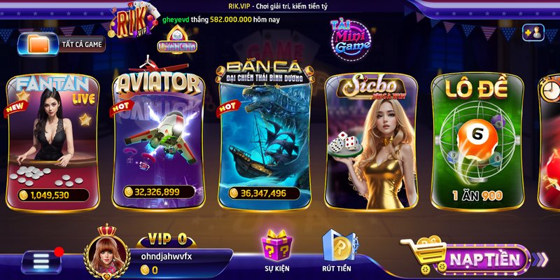 Bắn cá Rikvip: Thiên đường săn cá đổi thưởng hấp dẫn 1 Bắn cá Rikvip là gì